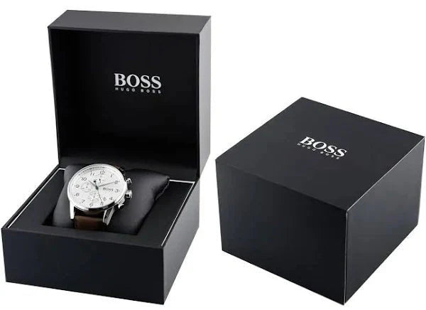 Hugo Boss dameur 1502585 Grand Course kvarts rustfrit stål