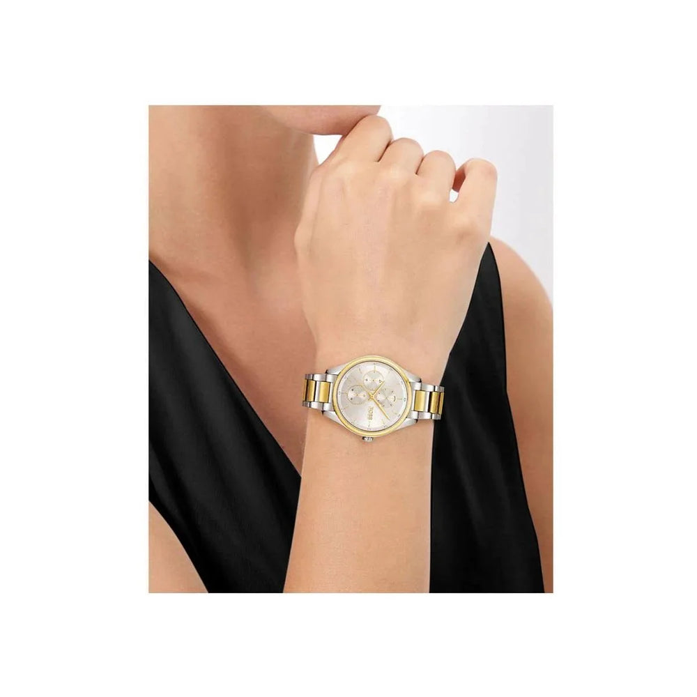 Hugo Boss dameur 1502585 Grand Course kvarts rustfrit stål
