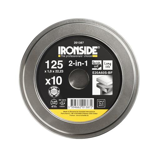 Ironside 2-in-1 skæreskive dåse á 10 stk plan