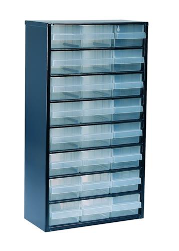 Ironside skuffereol med 24 rum