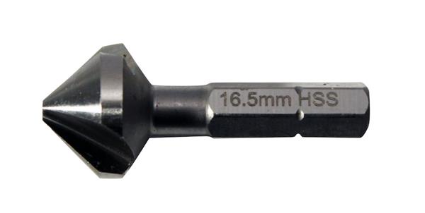 Ironside spidsforsænker DIN 335 HSS blank
