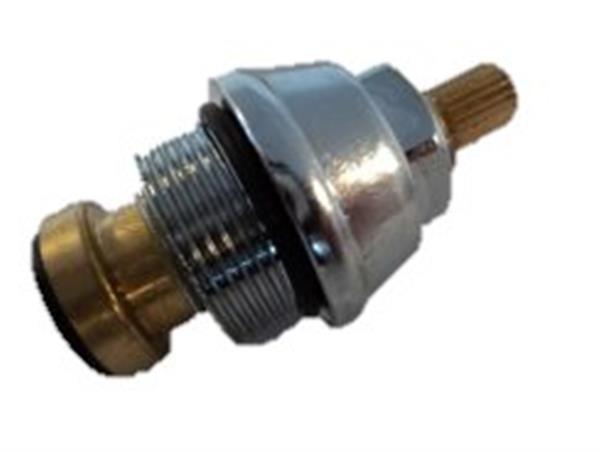 Børma spindel til ventil overdel