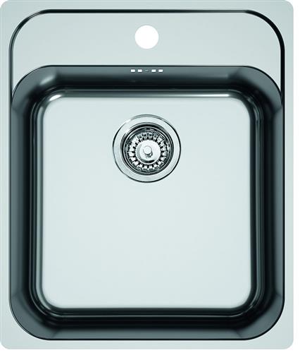 Franke SRX stålvask med bagplade