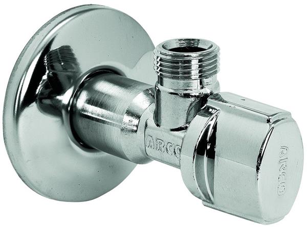 Broen Arcofix stopventil lang model nippel/nippel