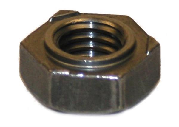 DIN 929 svejsemøtrik sekskantet sort - 50stk