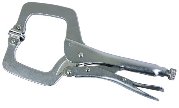 Ironside svejsetang C-klemme med bevægelige kæber, 136mm