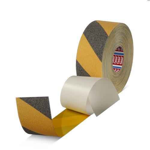 Tesa Anti-slip tape sort/gul 60951