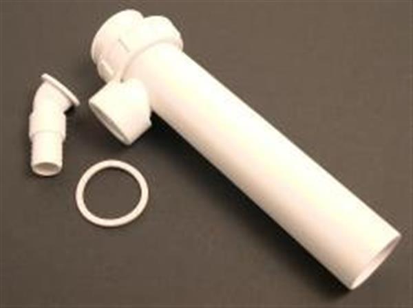 Geberit tilslutningsrør med vinkelslangestuds, 190mm