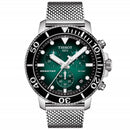Tissot Chronograph ur Seastar 1000 grøn meshlænke T120.417.11.091.00