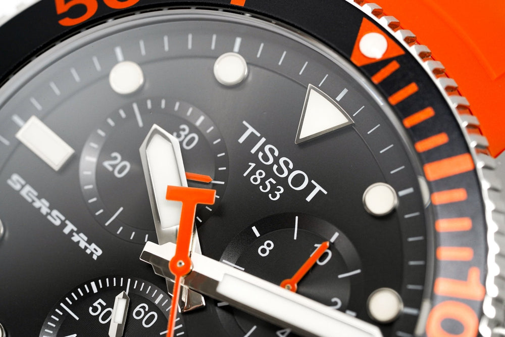 Tissot Chronograph ur Seastar 1000 orange T120.417.17.051.01