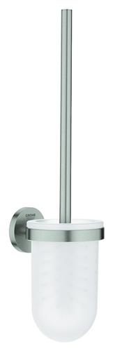 Grohe Essentials toiletbørste med holder supersteel