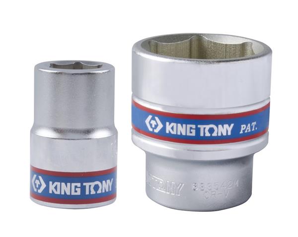 30 mm topnøgle 3/4 firkant, 54 mm længde, krom-vanadium - King Tony