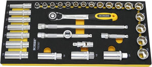 Ironside modul værktøjssortiment topnøglesæt metrisk 3/8", 403mm