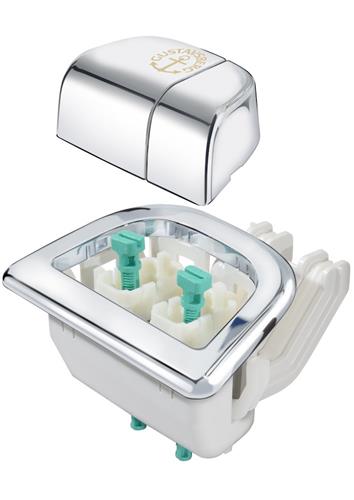 Gustavsberg Nautic trykknap dobbelt komplet