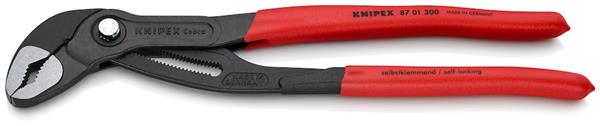 Knipex 8701 Cobra vandpumpetang, 300mm