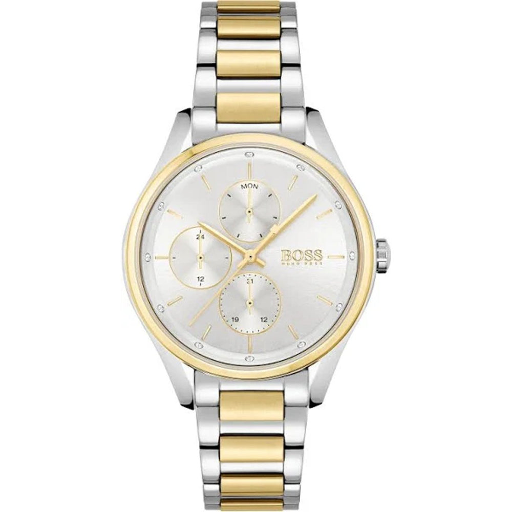 Hugo Boss dameur 1502585 Grand Course kvarts rustfrit stål