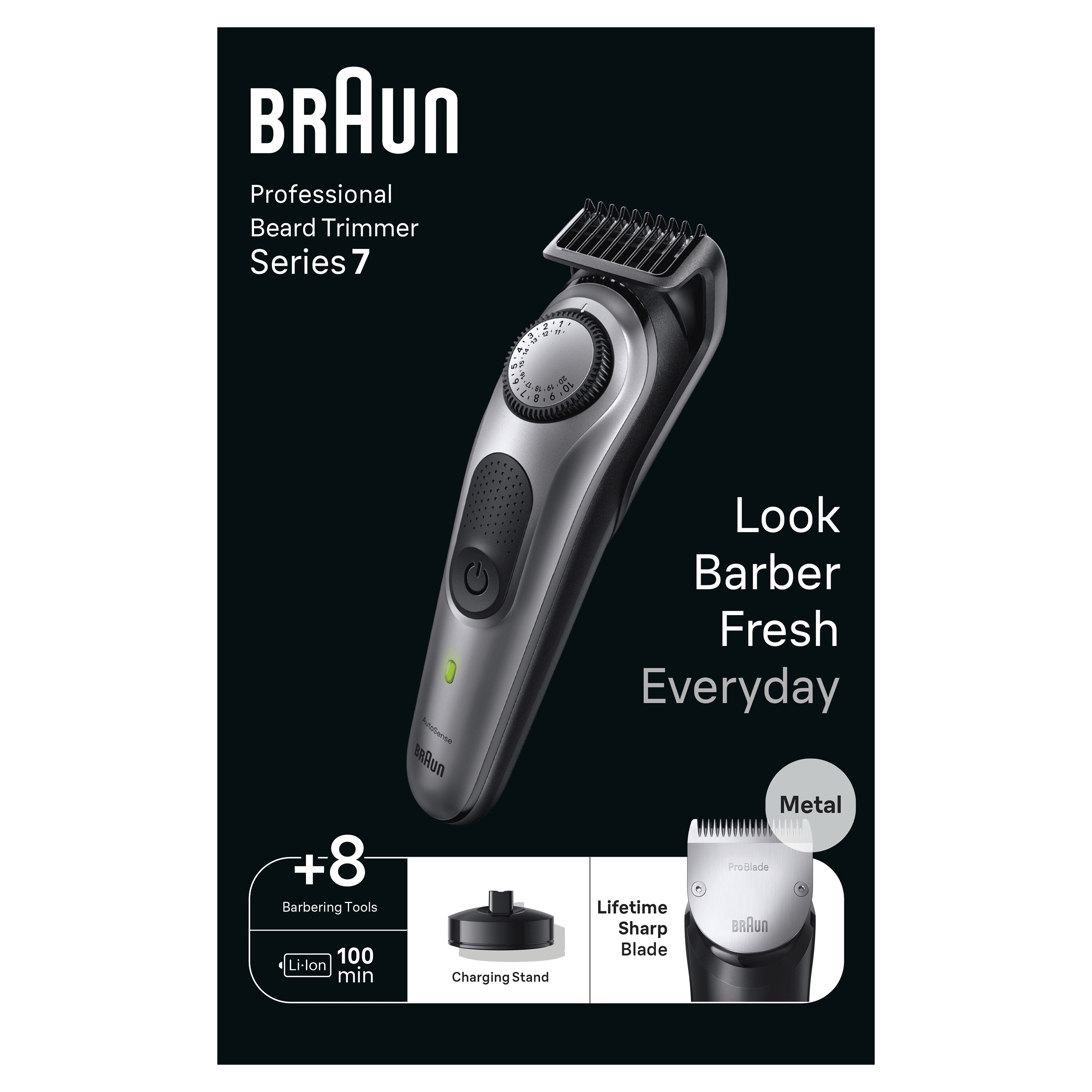BRAUN Grå Trimmer BT7420
