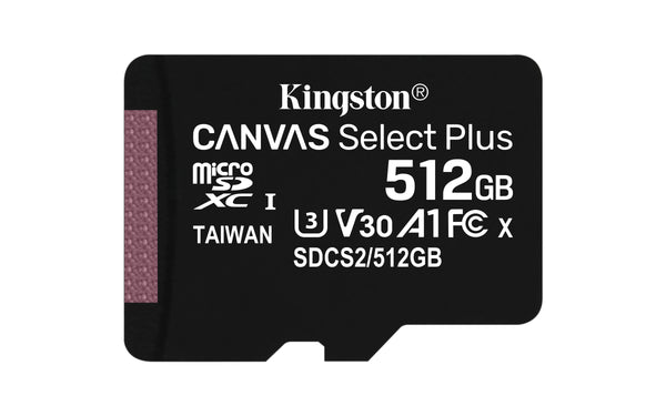Kingston Canvas Select Plus SDXC 512GB 100MB/s