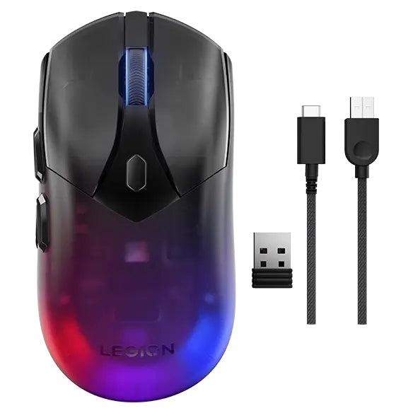 Lenovo Legion M410 Trådløs Kablet Sort Transparent