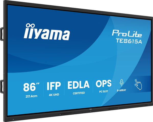 86iWIDE IFP 40-Points Bonded DeepContrast IR? Screen 3840 x 2160 4K UHD IPS panel LED Bl. Google EDLA Certified Full Metal Housing Fan-less Speakers(2x 20 Watt(