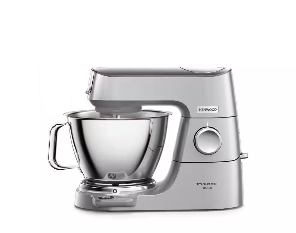 Kenwood Titanium Chef Baker KVC85.124SI Køkkenmaskine 5liter Sølv