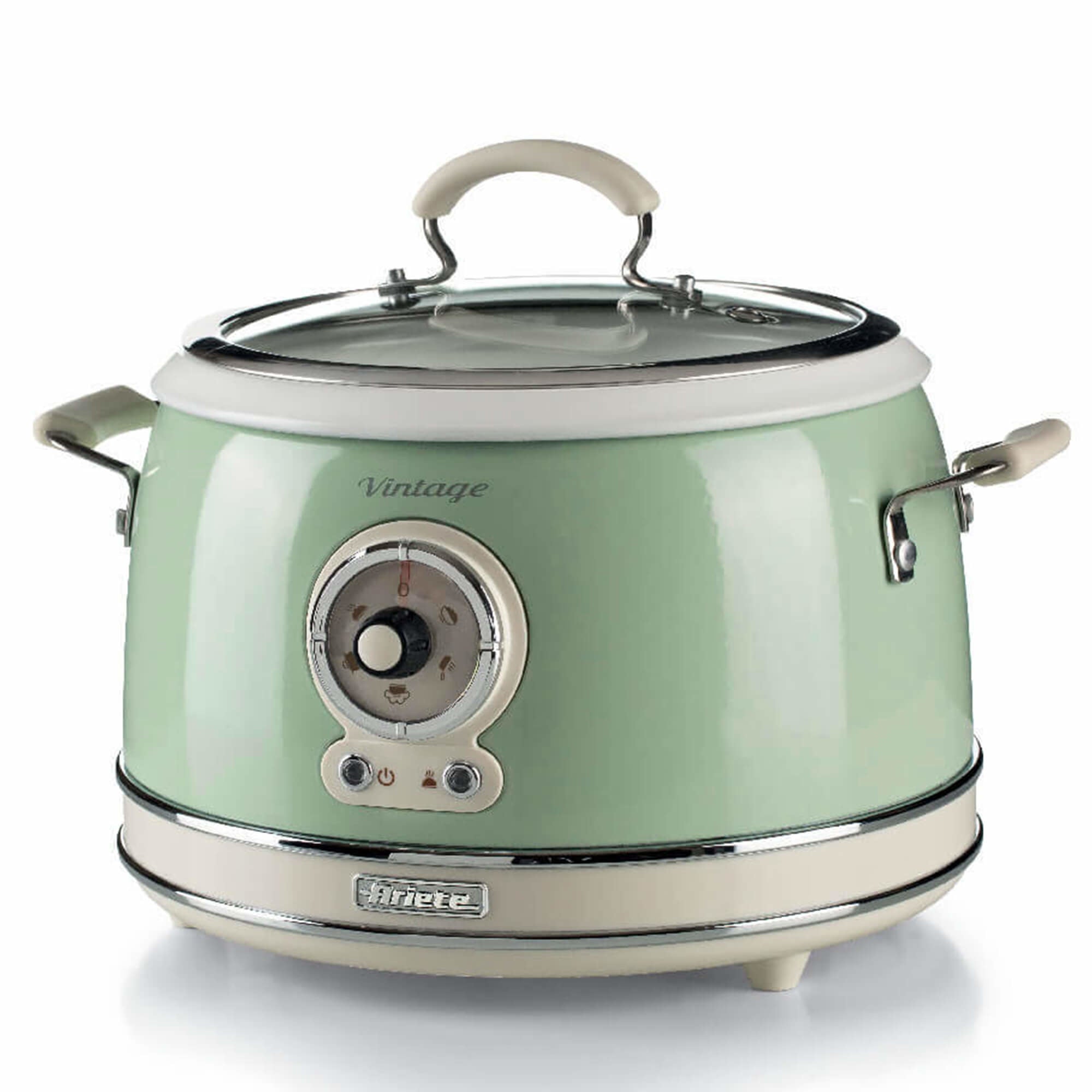 Ariete Vintage Ris koger/langsom koger 3.5liter Grøn