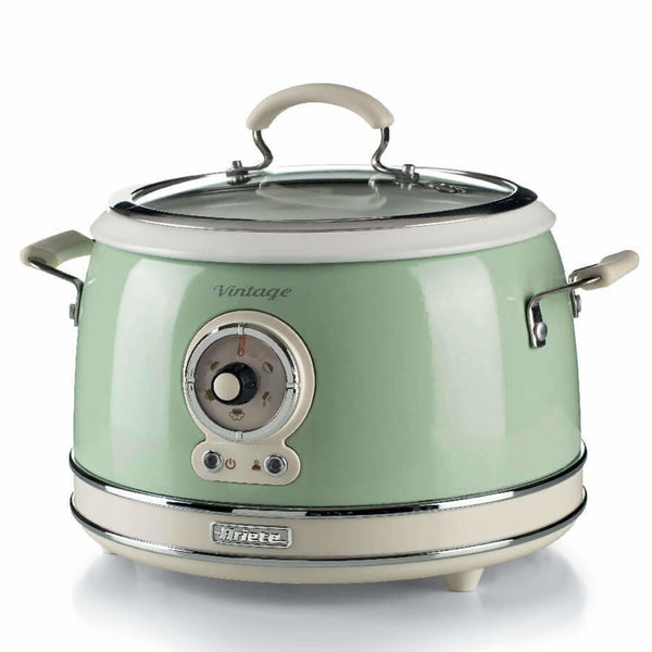 Ariete Vintage Ris koger/langsom koger 3.5liter Grøn