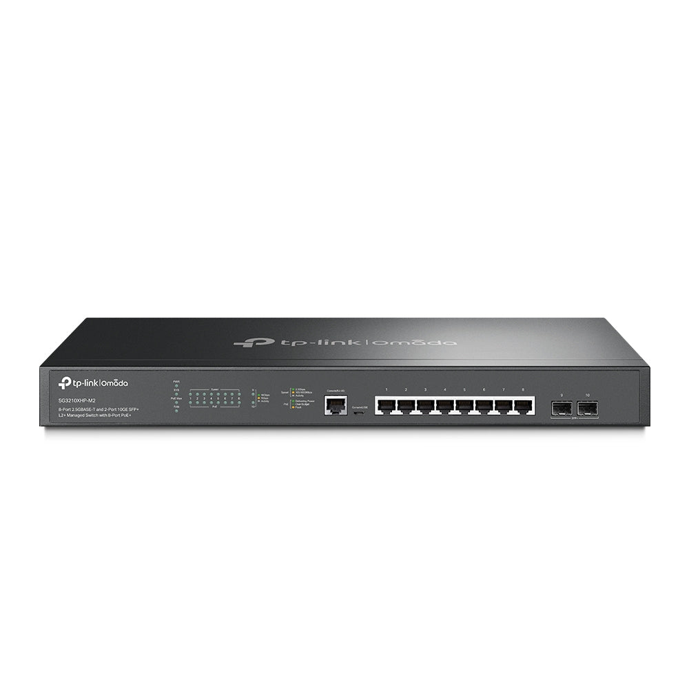 TP-Link JetStream TL-SG3210XHP-M2 Switch 10-porte 10 Gigabit  PoE+