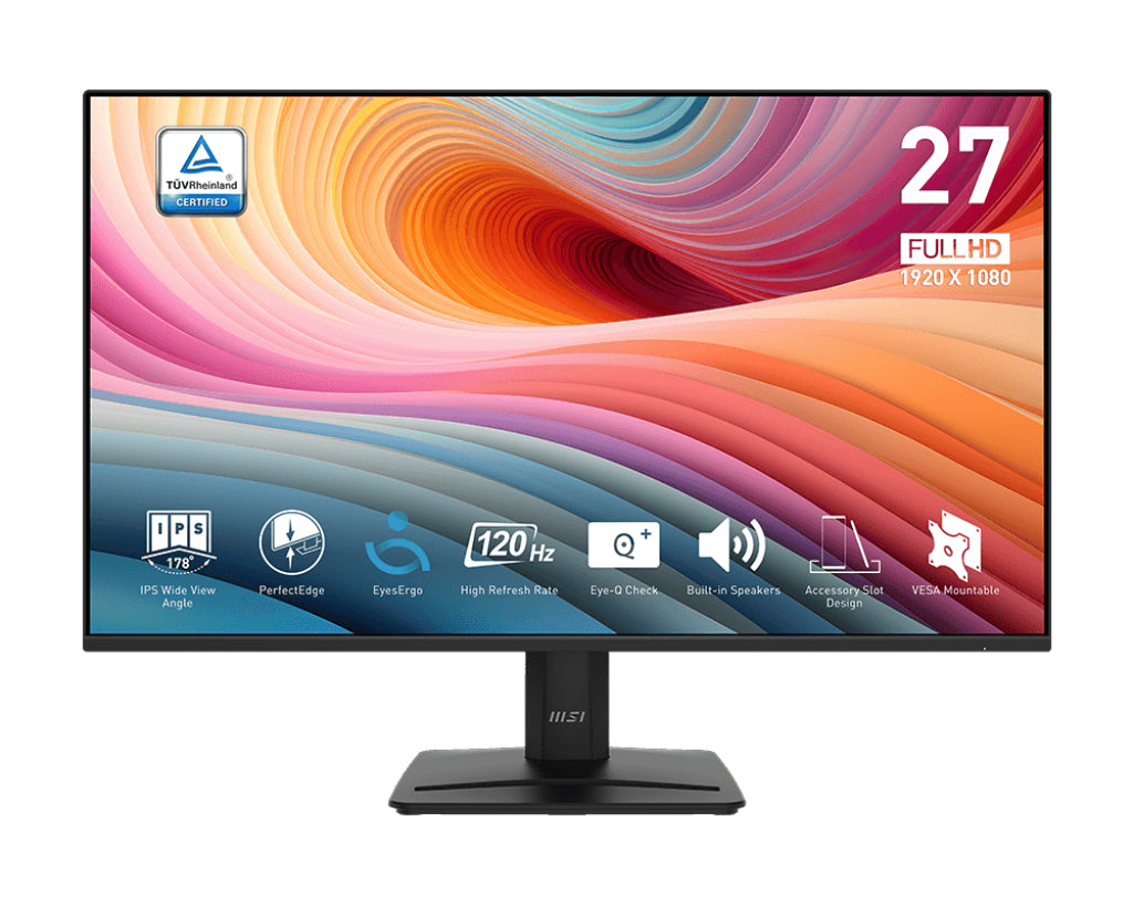 MSI Pro MP275 E2 computerskærm 68,6 cm (27) 1920 x 1080 pixel Fuld HD LED Sort
