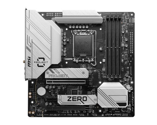 MSI B760M PROJECT ZERO Micro-ATX LGA1700 sokkel Intel B760