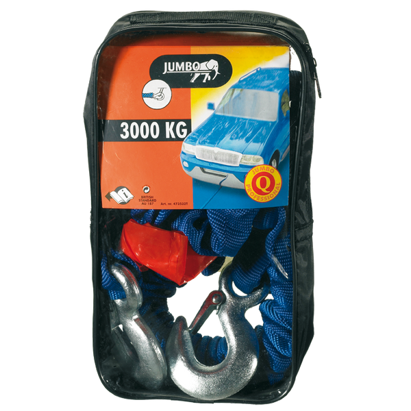 Slæbetov Jumbo 3000kg elastisk