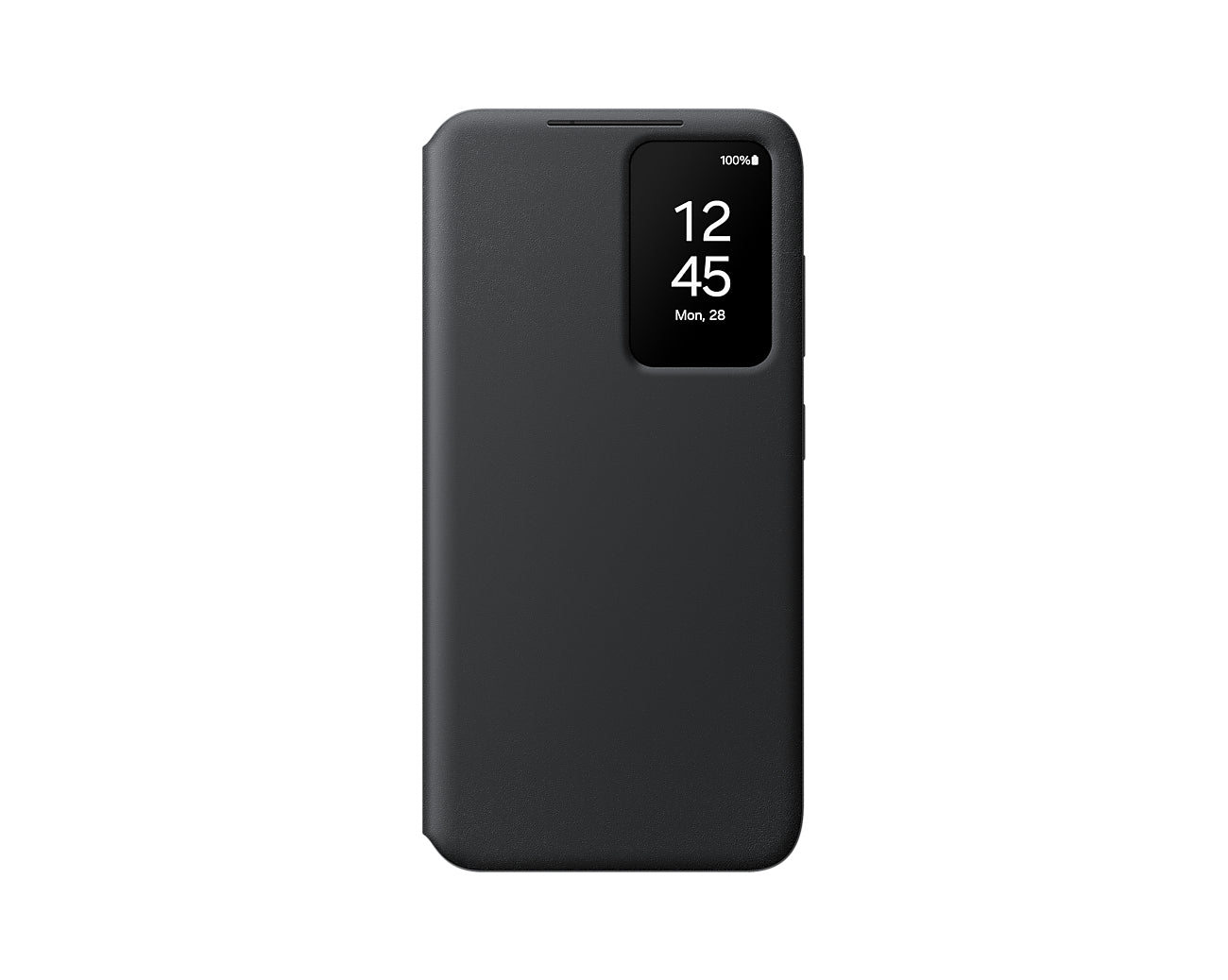 Samsung Smart View Wallet Sort Beskyttelsescover til Samsung S24