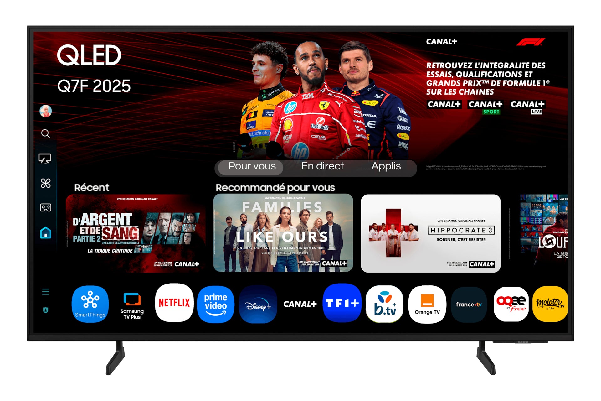 Samsung TQ55Q7FAAU 139,7 cm (55) 4K Ultra HD Smart TV Wi-Fi Sort