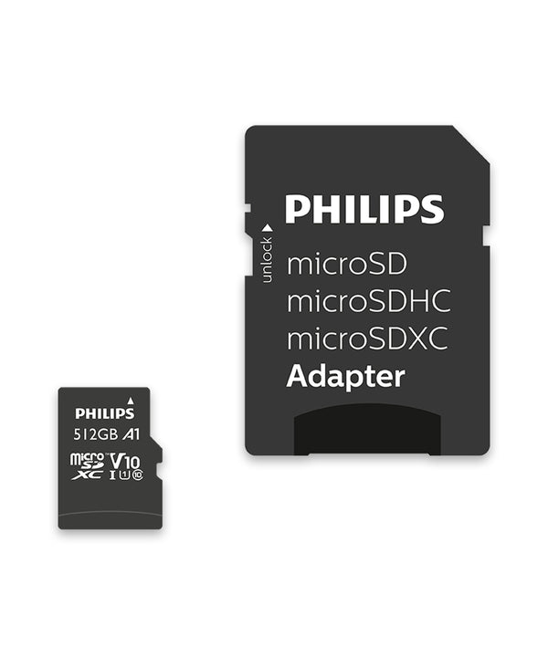 Philips FM51MP45B/00 hukommelseskort 512 GB MicroSDHC UHS-I Klasse 10