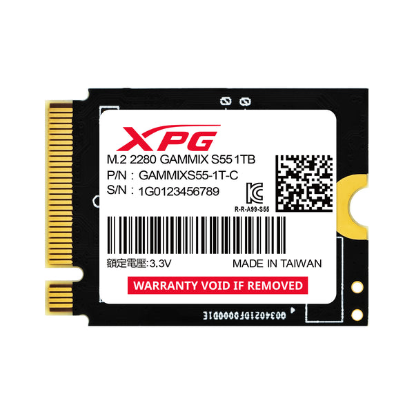 XPG GAMMIX Solid state-drev S55 1TB M.2 PCI Express 4.0 x4 (NVMe)