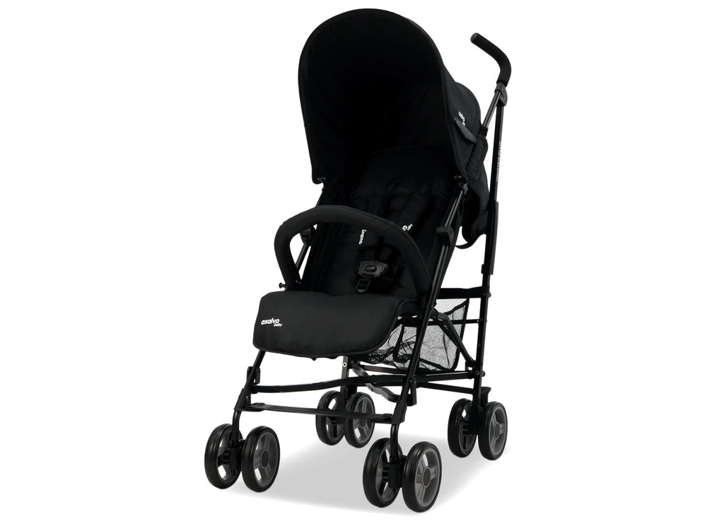 Klapvogn Trotter Plus Justerbar – Sort – Asalvo