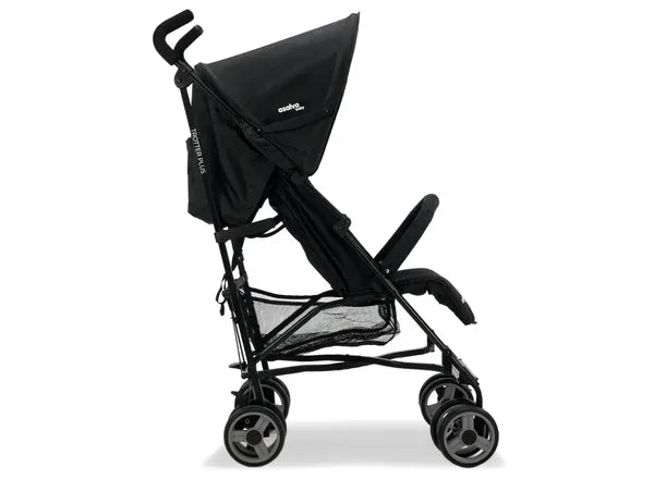 Klapvogn Trotter Plus Justerbar – Sort – Asalvo
