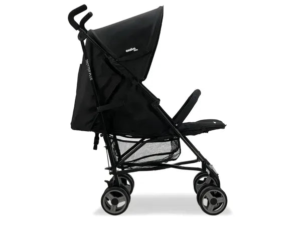 Klapvogn Trotter Plus Justerbar – Sort – Asalvo