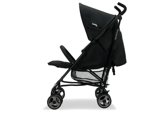 Klapvogn Trotter Plus Justerbar – Sort – Asalvo