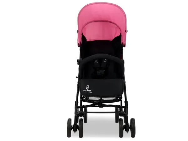 Klapvogn Trotter Plus Justerbar – Rosa, Sort – Asalvo