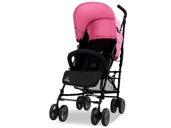 Asalvo Klapvogn Trotter Plus, Rosa/Sort