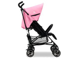 Klapvogn Trotter Plus Justerbar – Rosa, Sort – Asalvo
