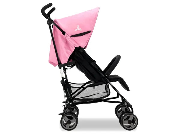 Klapvogn Trotter Plus Justerbar – Rosa, Sort – Asalvo