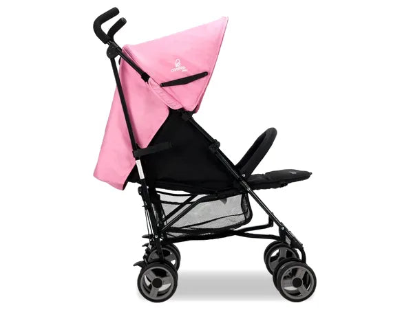 Klapvogn Trotter Plus Justerbar – Rosa, Sort – Asalvo