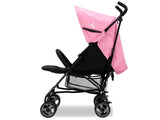 Klapvogn Trotter Plus Justerbar – Rosa, Sort – Asalvo