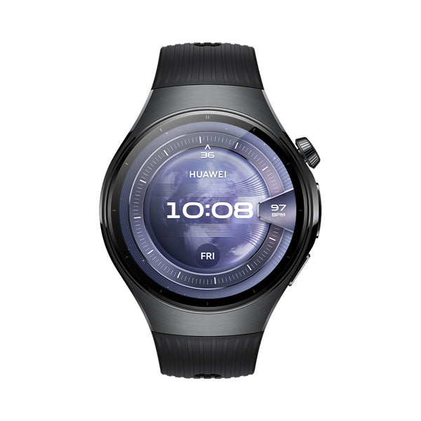 Huawei WATCH 5 3,81 cm (1.5) AMOLED 46 mm Digital 466 x 466 pixel Berøringsskærm Sort Wi-Fi GPS (satellit)