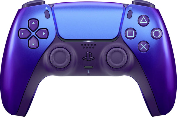 [AI generated title] Sony Ps5 Controller Dualsense V2 Chrome Indigo Haptisk Feedback Genopladelig