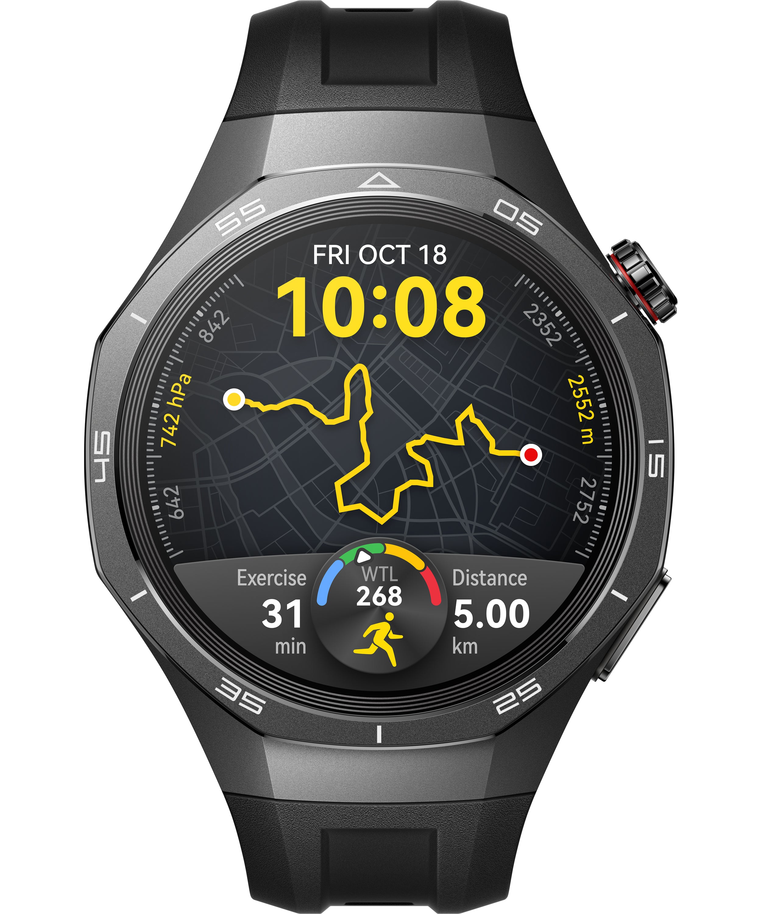 Huawei Watch GT 5 Pro 46 mm Sort Smart ur