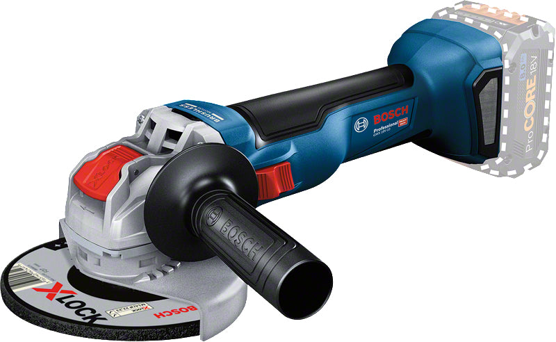 Bosch GWX Professional 18V-10 Vinkelsliber Uden batteri Intet batteri