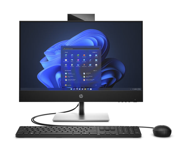 HP ProOne 440 G9 Intel® Core™ i3 i3-13100T 60,5 cm (23.8) 1920 x 1080 pixel All-in-One PC 16 GB DDR4-SDRAM 512 GB SSD Windows 11 Pro Wi-Fi 6E (802.11ax) Sort, Sølv